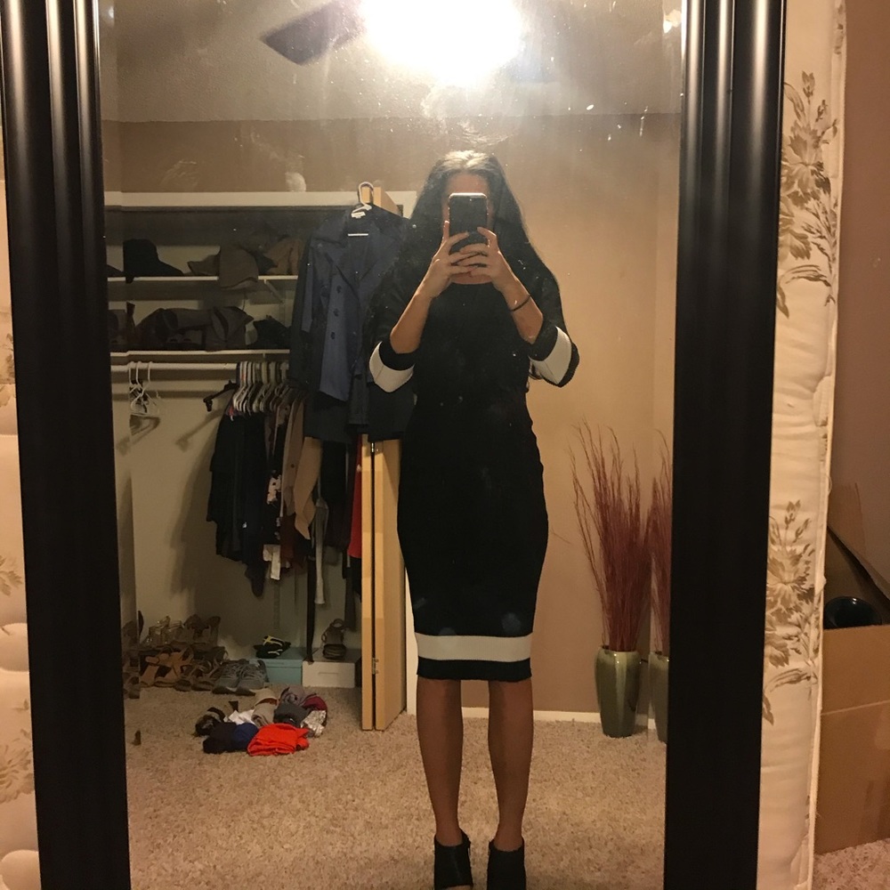 Venus Long Sleeved Sweater Dress